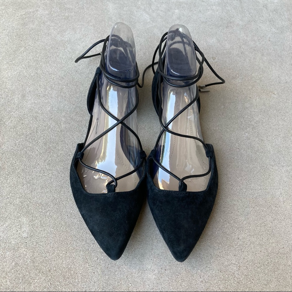 Calvin Klein Strappy Pointed Flats Size 7.5 🌸